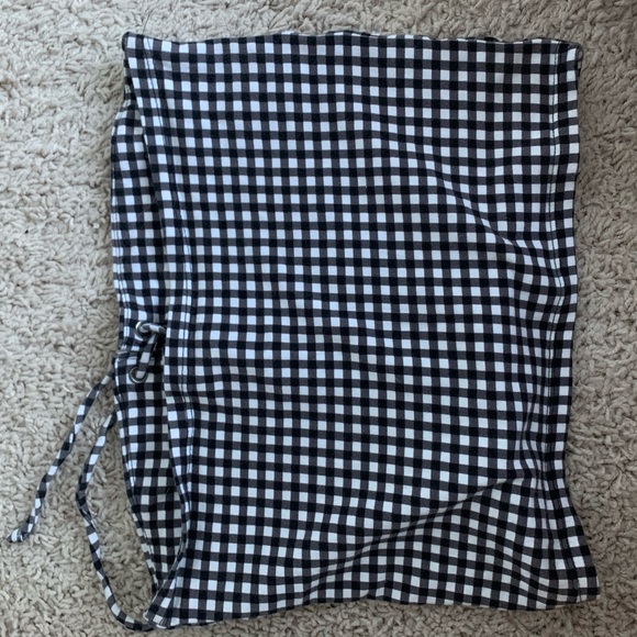 Gingham Tube Top - Picture 3 of 3